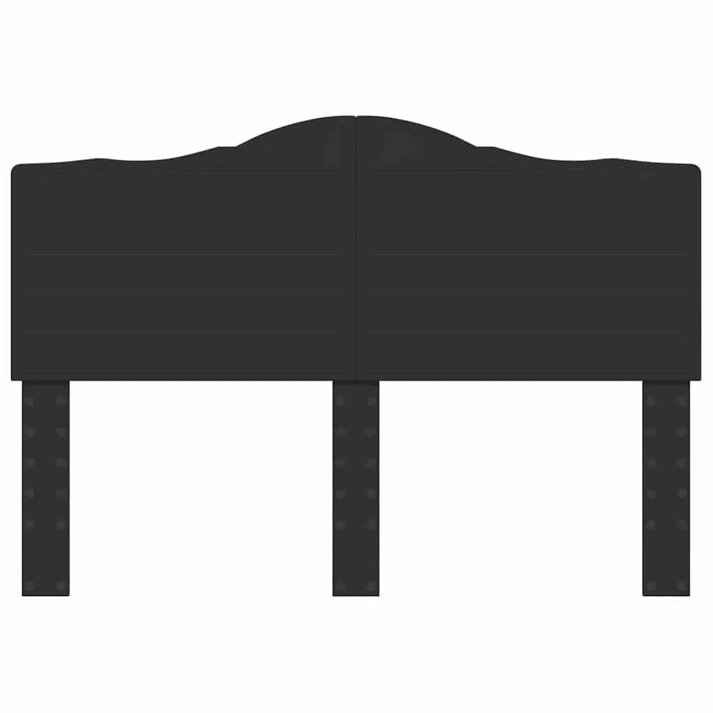 vidaXL Κεφαλάρι με κεφαλάρι Μαύρη Οξυά 150 cm Επεξεργασμένο ξύλο