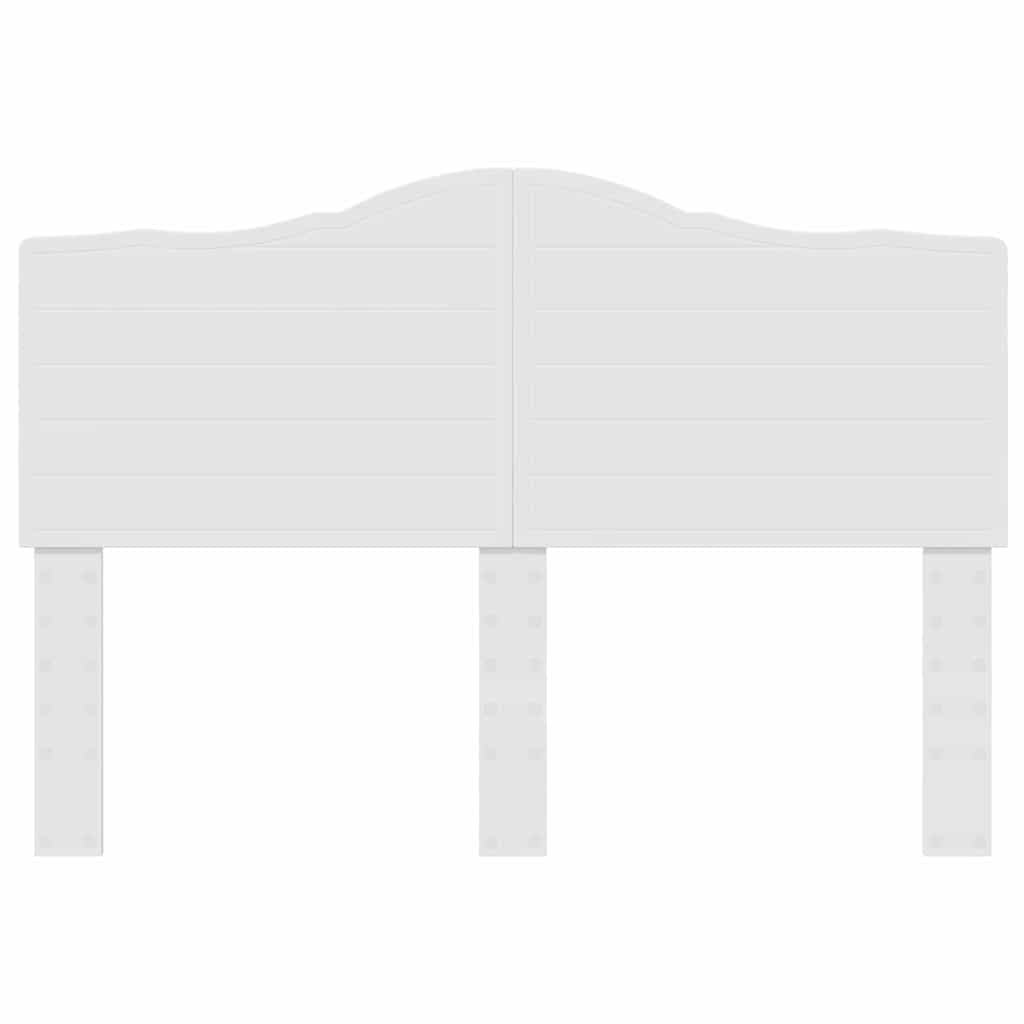 vidaXL Κεφαλάρι με κεφαλάρι Λευκό 140 cm Επεξεργασμένο ξύλο
