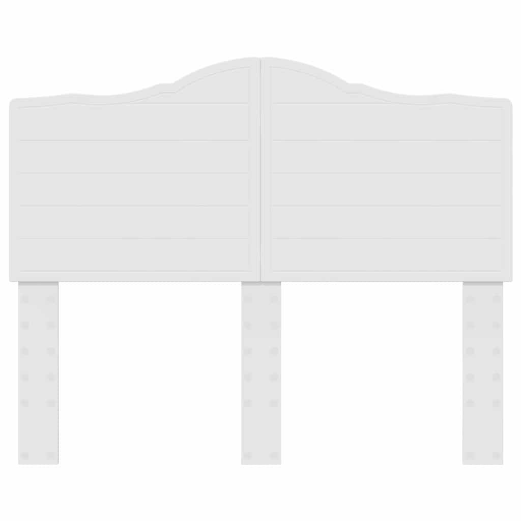 vidaXL Κεφαλάρι με κεφαλάρι Λευκό 120 cm Επεξεργασμένο ξύλο