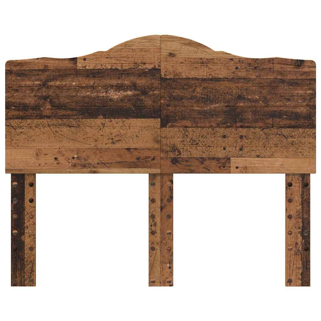 vidaXL Κεφαλάρι με κεφαλάρι Παλιό Ξύλο 120 cm Επεξεργασμένο ξύλο