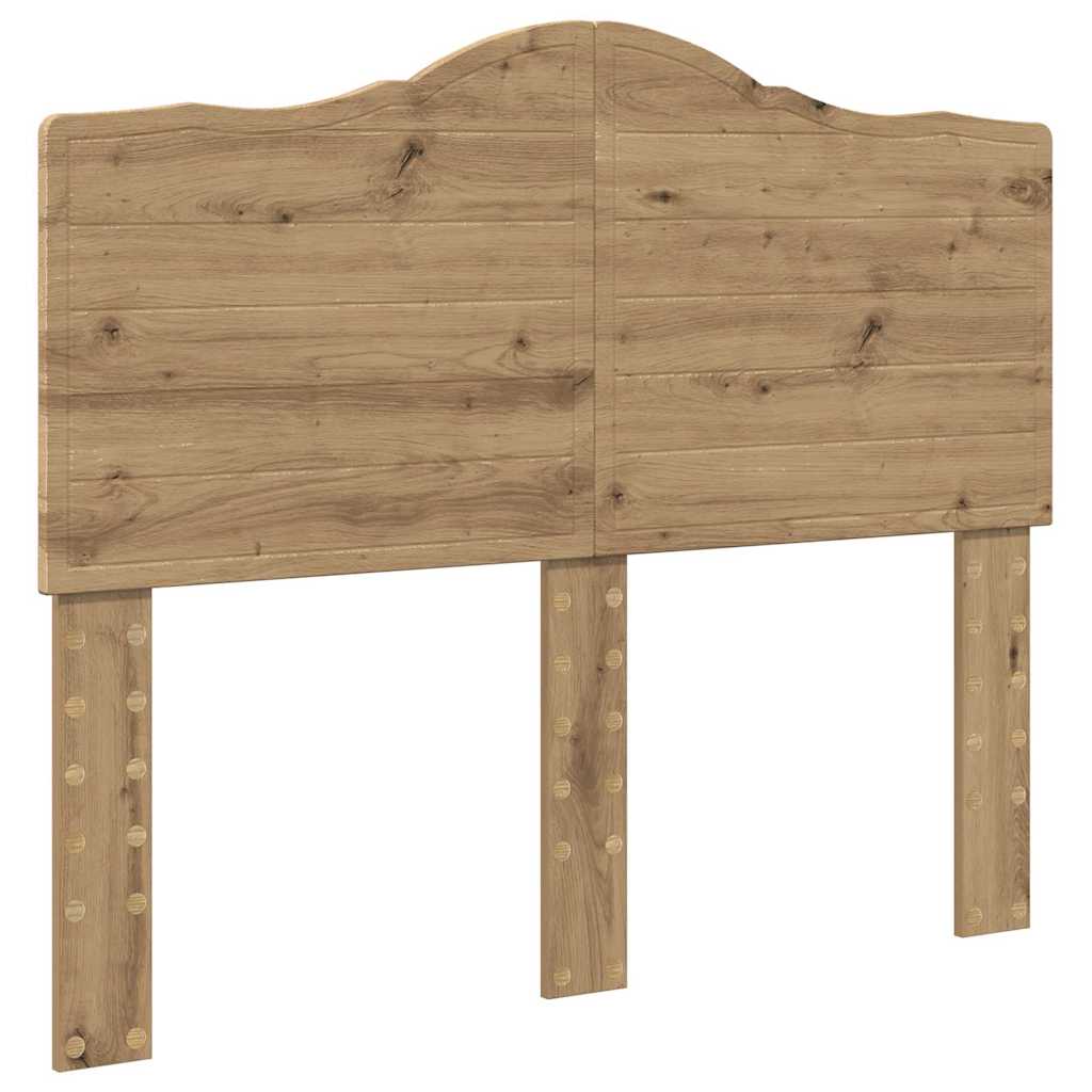 vidaXL Κεφαλάρι με κεφαλάρι Artisan Oak 120 cm Επεξεργασμένο ξύλο