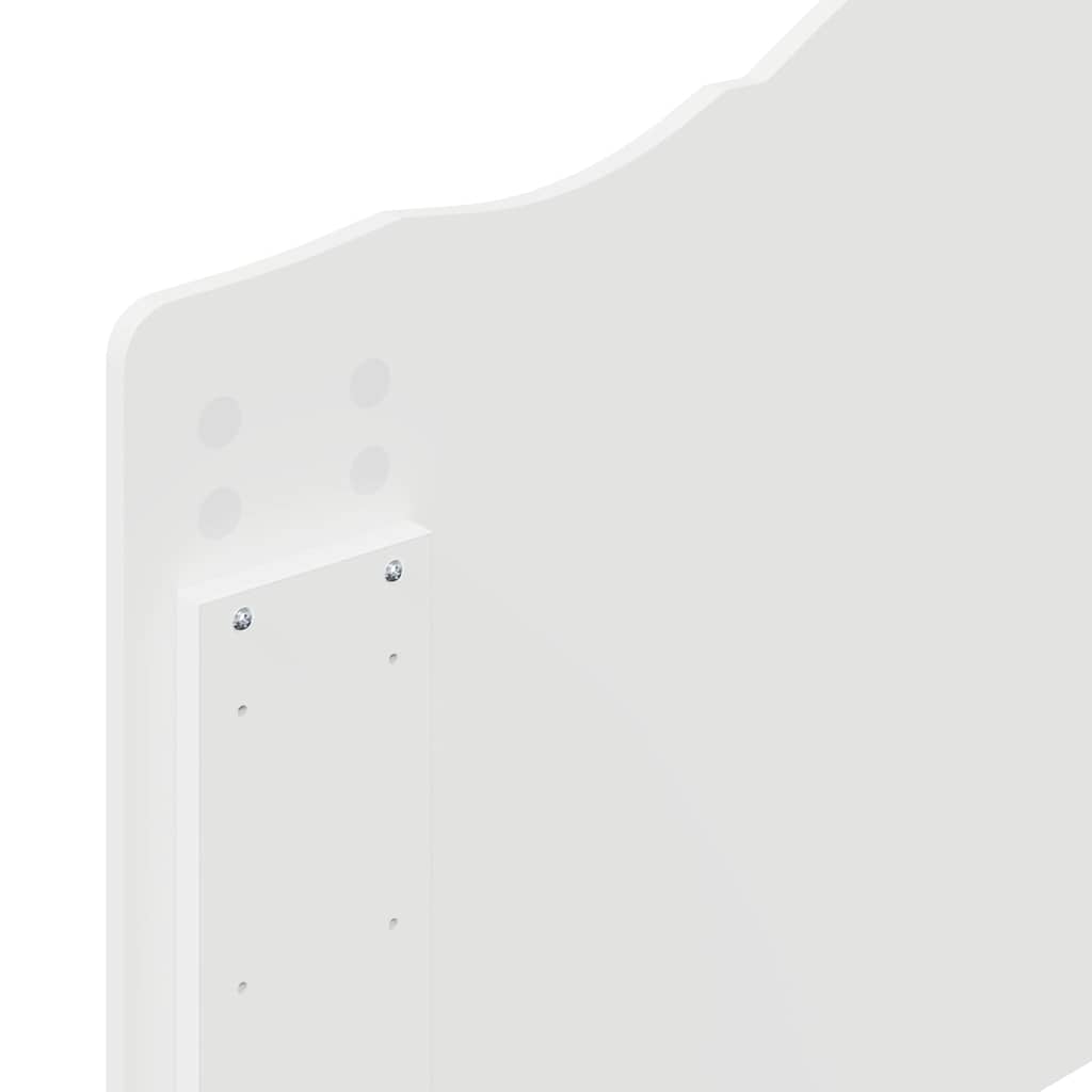 vidaXL Κεφαλάρι με κεφαλάρι Λευκό 100 cm Επεξεργασμένο ξύλο