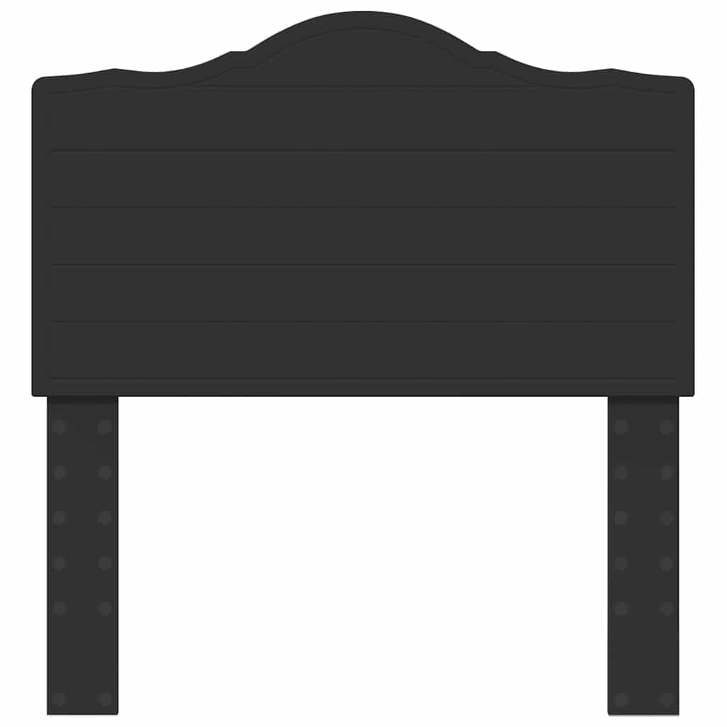 vidaXL Κεφαλάρι με κεφαλάρι Μαύρη Οξυά 100 cm Επεξεργασμένο ξύλο