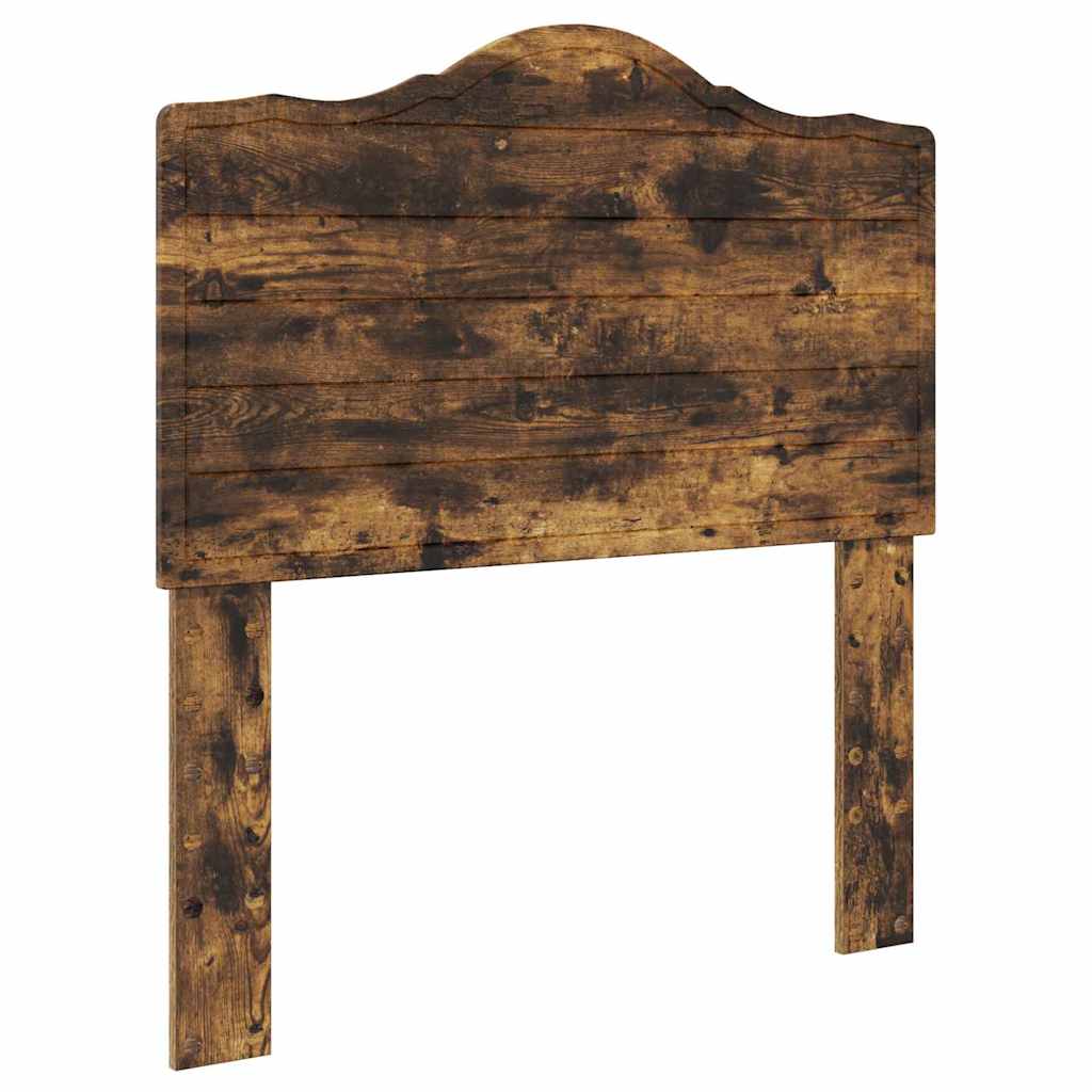 vidaXL Κεφαλάρι με κεφαλάρι Καπνιστό Δρύς 80 cm Επεξεργασμένο ξύλο