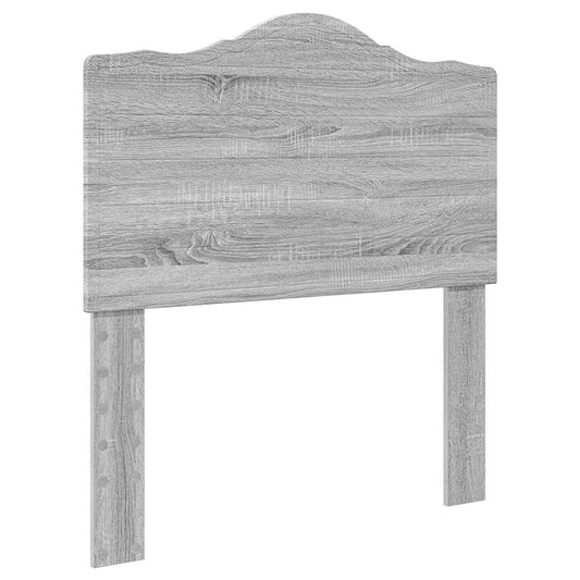 vidaXL Κεφαλάρι με κεφαλάρι Γκρίζο Σονομα 80 cm Επεξεργασμένο ξύλο