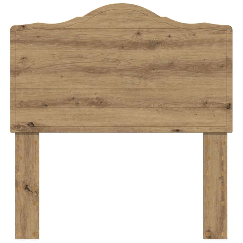 vidaXL Κεφαλάρι με κεφαλάρι Artisan Oak 80 cm Επεξεργασμένο ξύλο