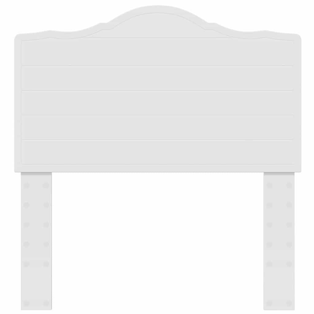 vidaXL Κεφαλάρι με κεφαλάρι Λευκό 75 cm Επεξεργασμένο ξύλο