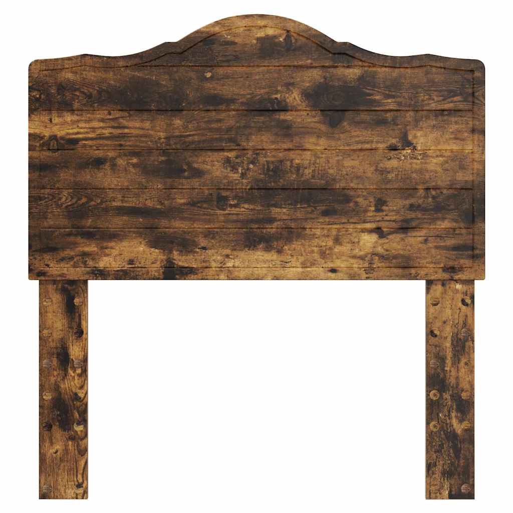 vidaXL Κεφαλάρι με κεφαλάρι Καπνιστό Δρύς 75 cm Επεξεργασμένο ξύλο