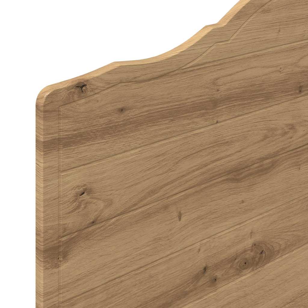 vidaXL Κεφαλάρι με κεφαλάρι Artisan Oak 75 cm Επεξεργασμένο ξύλο
