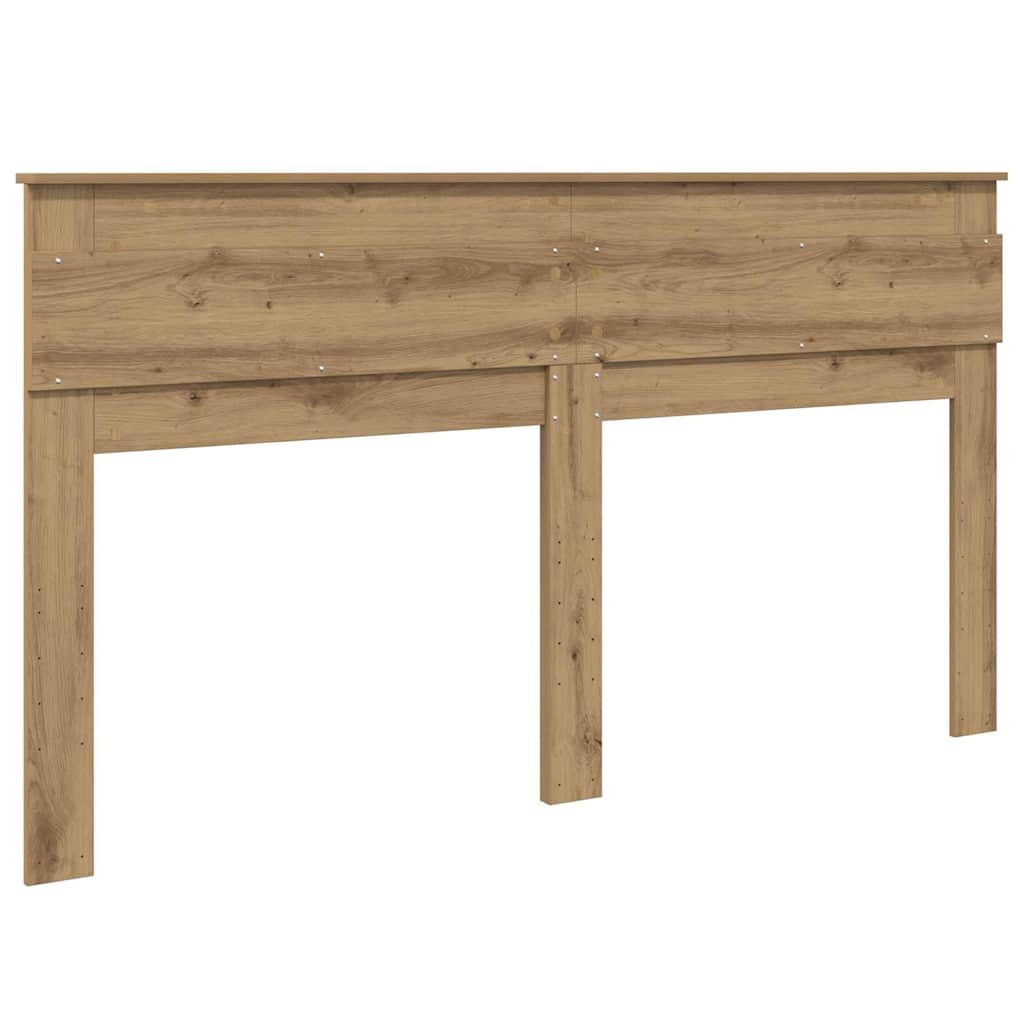 vidaXL Κεφαλάρι με κεφαλάρι Artisan Oak 180 cm Επεξεργασμένο ξύλο