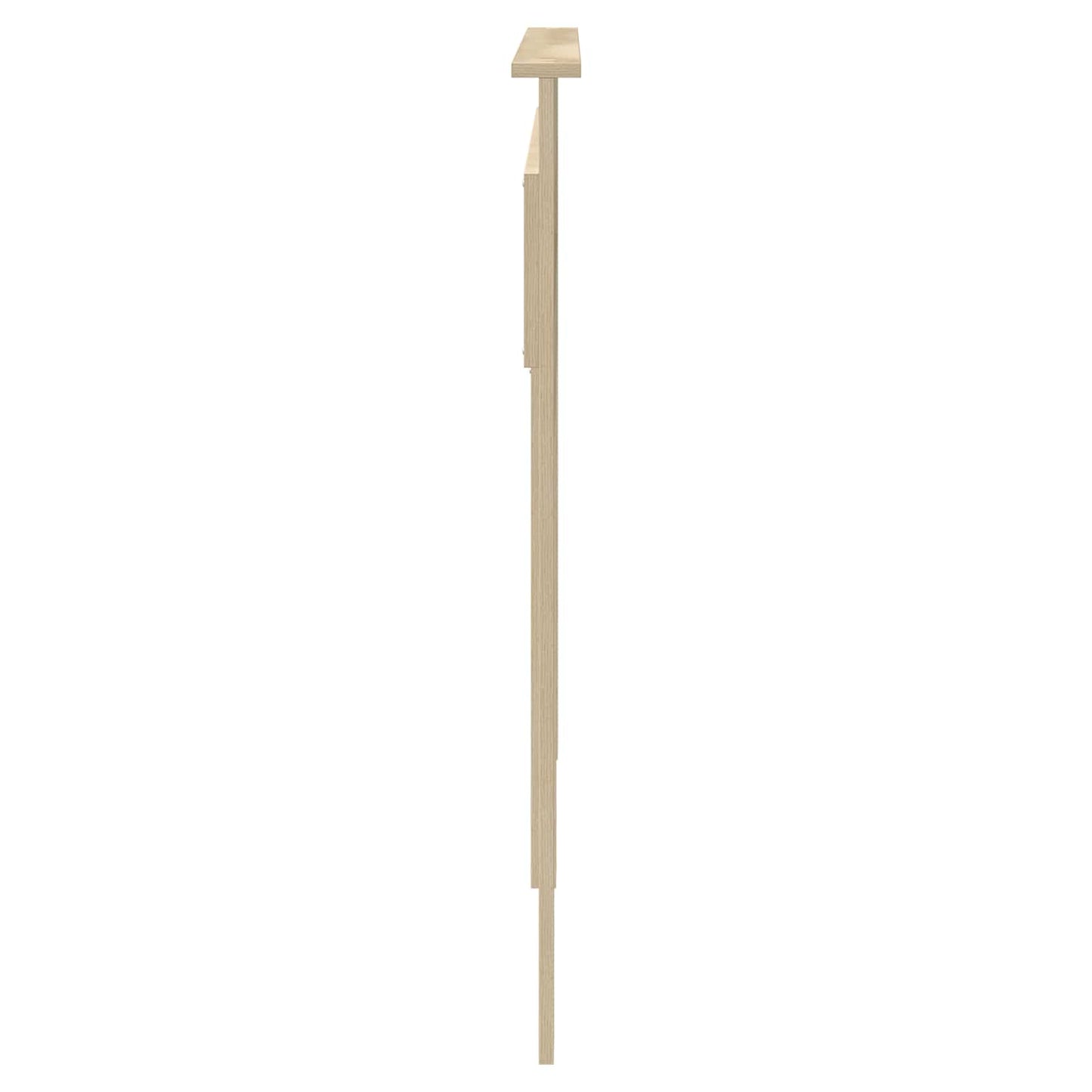 vidaXL Κεφαλάρι με κεφαλάρι Δρύς Sonoma 160 cm Επεξεργασμένο ξύλο