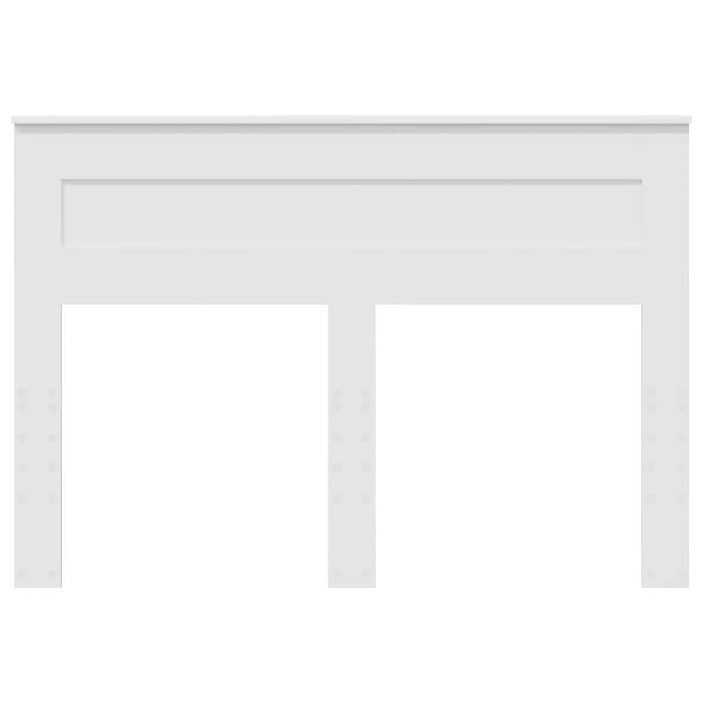 vidaXL Κεφαλάρι με κεφαλάρι Λευκό 150 cm Επεξεργασμένο ξύλο