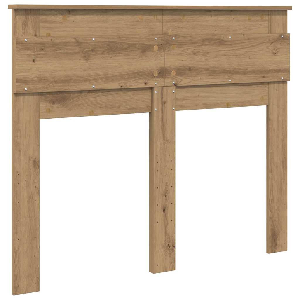 vidaXL Κεφαλάρι με κεφαλάρι Artisan Oak 135 cm Επεξεργασμένο ξύλο