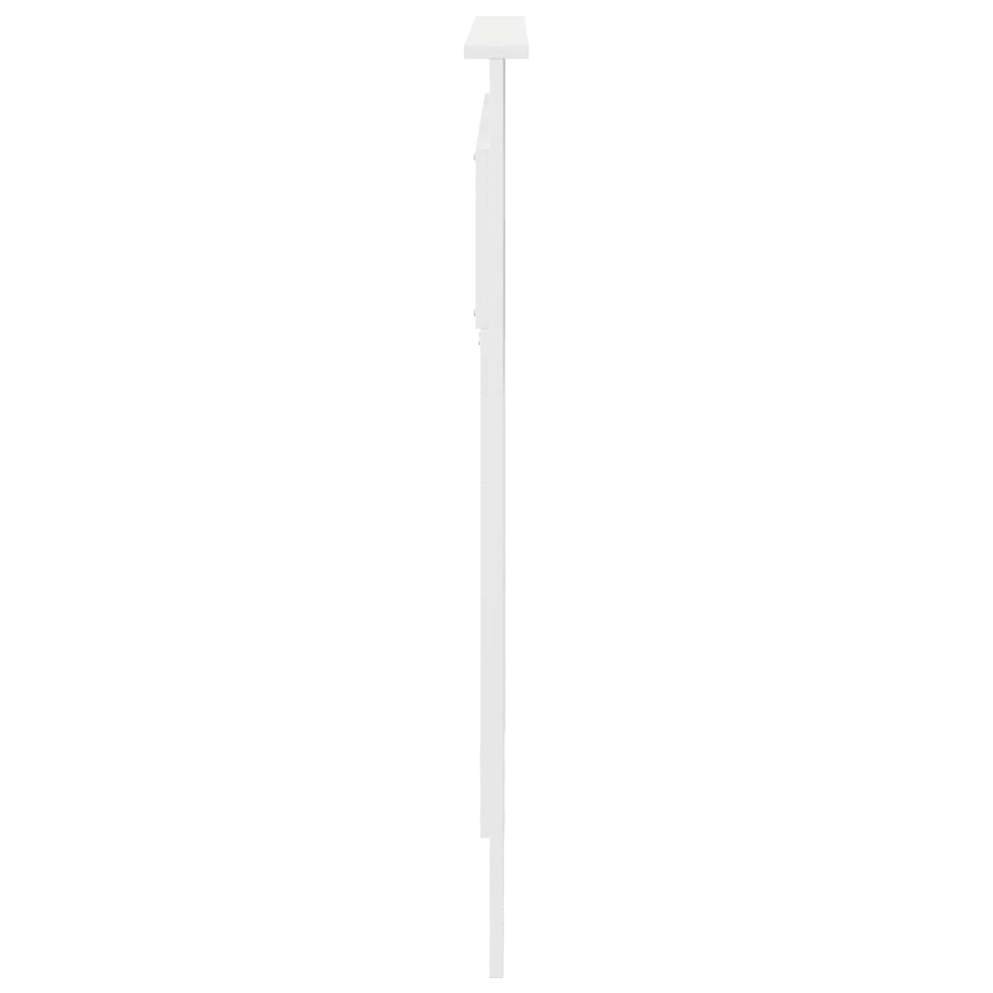 vidaXL Κεφαλάρι Λευκό Επεξεργασμένο ξύλο