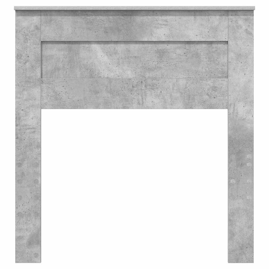 vidaXL Κεφαλάρι με κεφαλάρι Σκυρόδεμα Γκρι 100 cm Επεξεργασμένο ξύλο