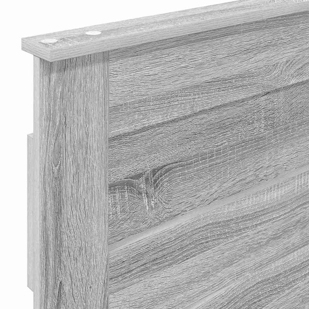 vidaXL Κεφαλάρι με κεφαλάρι Γκρίζο Σονομα 100 cm Επεξεργασμένο ξύλο