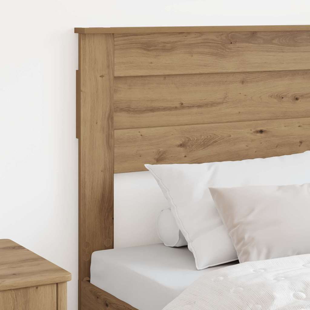 vidaXL Κεφαλάρι με κεφαλάρι Artisan Oak 100 cm Επεξεργασμένο ξύλο