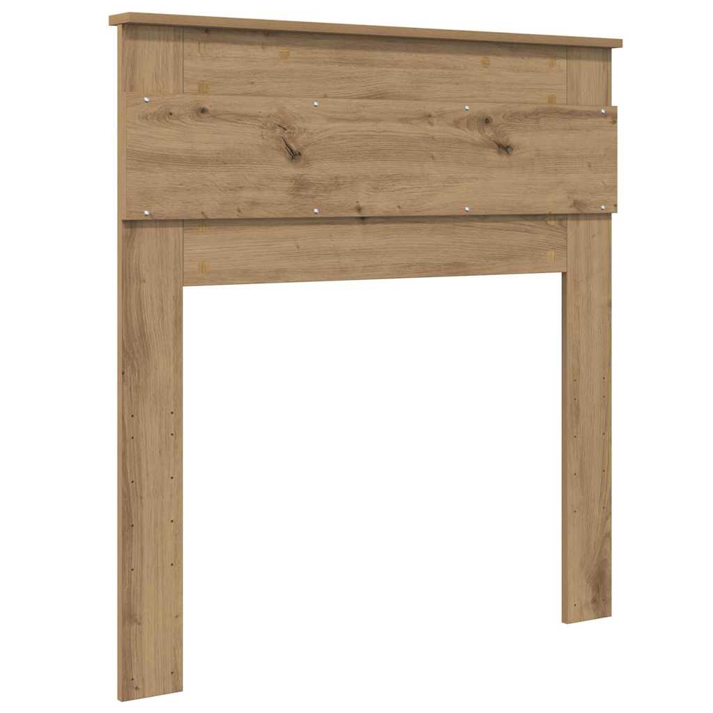 vidaXL Κεφαλάρι με κεφαλάρι Artisan Oak 100 cm Επεξεργασμένο ξύλο