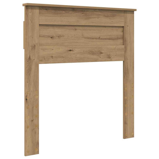 vidaXL Κεφαλάρι με κεφαλάρι Artisan Oak 90 cm Επεξεργασμένο ξύλο