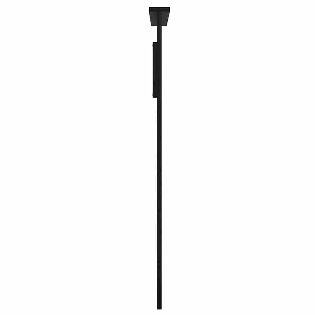 vidaXL Κεφαλάρι με κεφαλάρι Μαύρη Οξυά 75 cm Επεξεργασμένο ξύλο