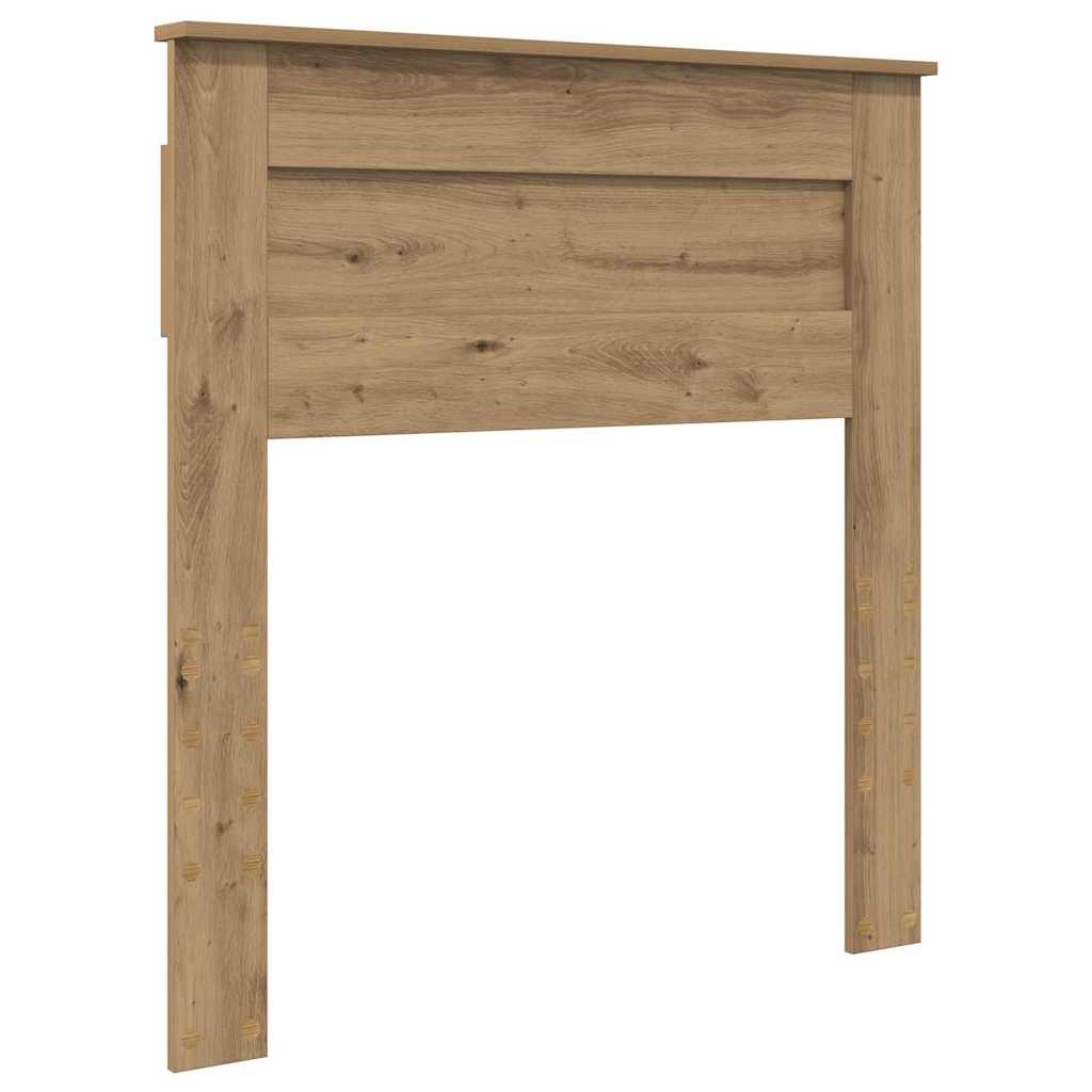 vidaXL Κεφαλάρι με κεφαλάρι Artisan Oak 75 cm Επεξεργασμένο ξύλο