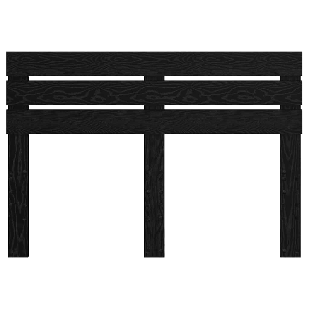 vidaXL Κεφαλάρι με κεφαλάρι Μαύρη Οξυά 160 cm Επεξεργασμένο ξύλο