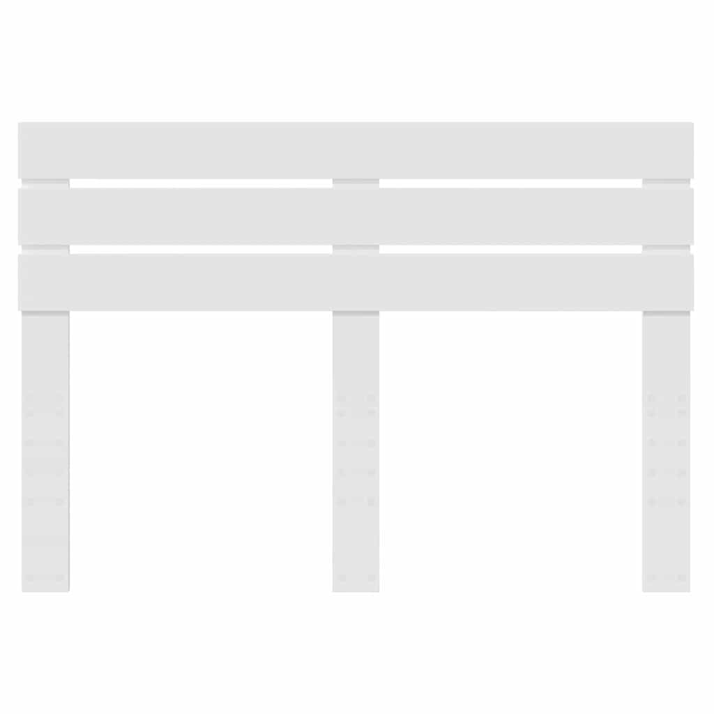 vidaXL Κεφαλάρι με κεφαλάρι Λευκό 150 cm Επεξεργασμένο ξύλο