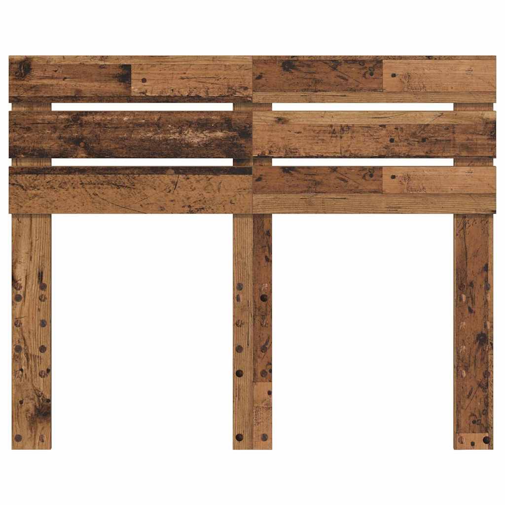 vidaXL Κεφαλάρι με κεφαλάρι Παλιό Ξύλο 120 cm Επεξεργασμένο ξύλο