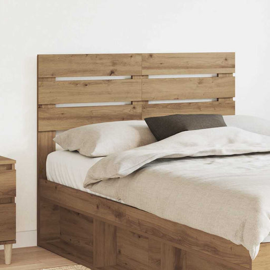 vidaXL Κεφαλάρι με κεφαλάρι Artisan Oak 120 cm Επεξεργασμένο ξύλο