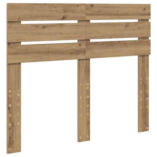 vidaXL Κεφαλάρι με κεφαλάρι Artisan Oak 120 cm Επεξεργασμένο ξύλο