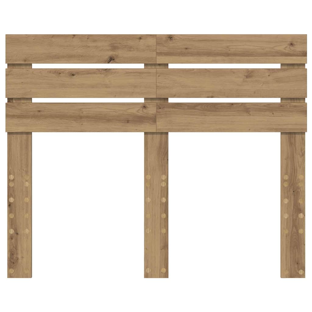 vidaXL Κεφαλάρι με κεφαλάρι Artisan Oak 120 cm Επεξεργασμένο ξύλο