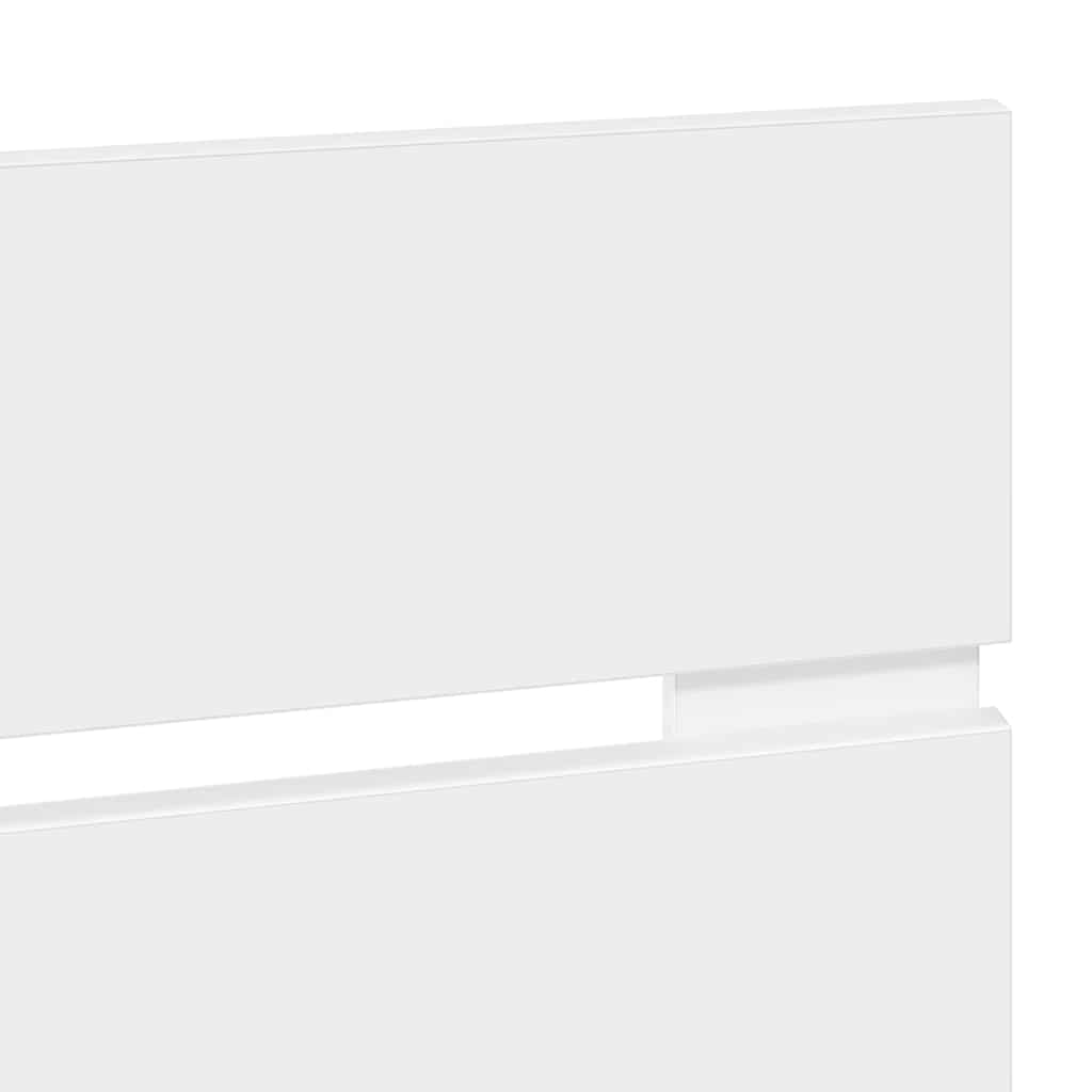 vidaXL Κεφαλάρι με κεφαλάρι Λευκό 100 cm Επεξεργασμένο ξύλο