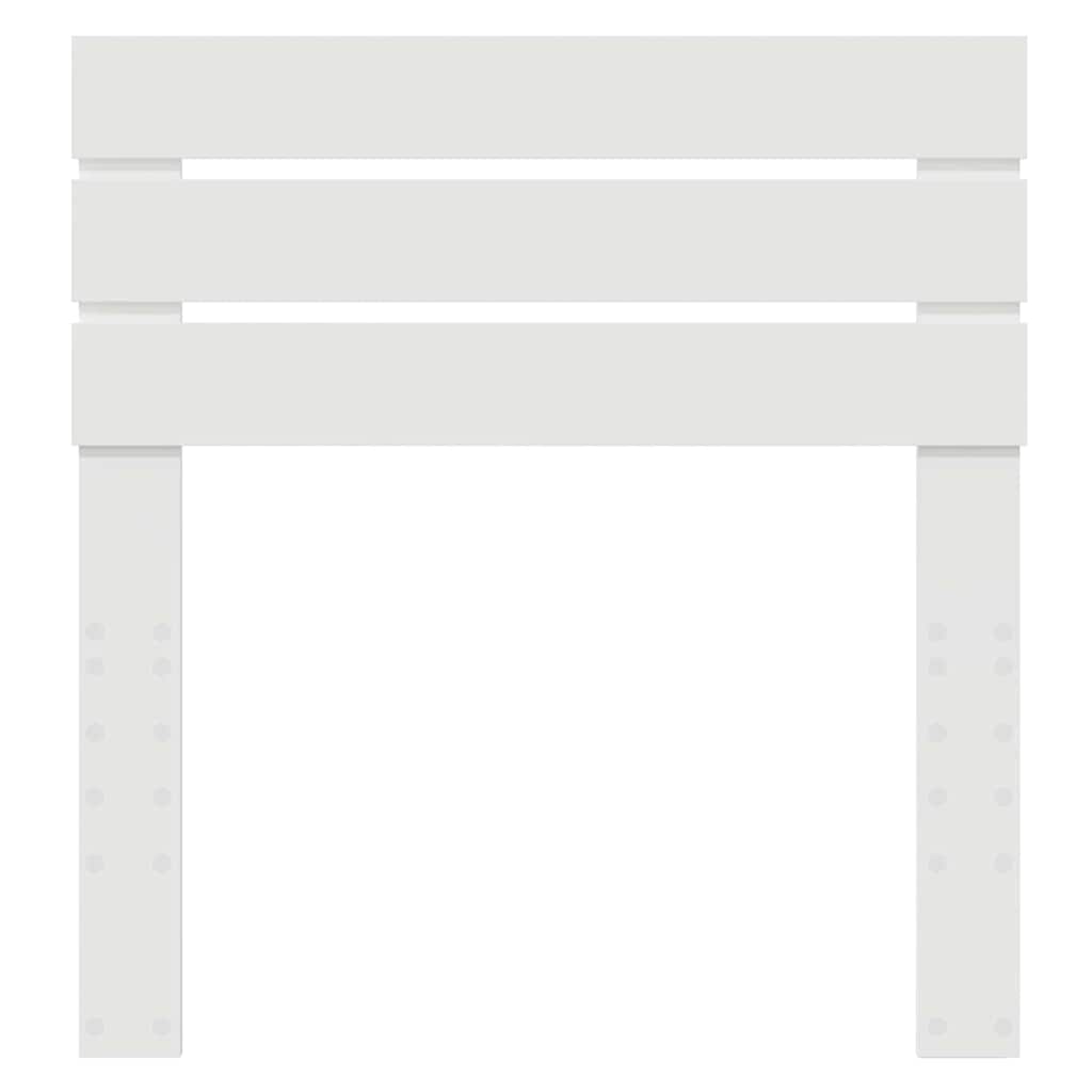 vidaXL Κεφαλάρι με κεφαλάρι Λευκό 100 cm Επεξεργασμένο ξύλο