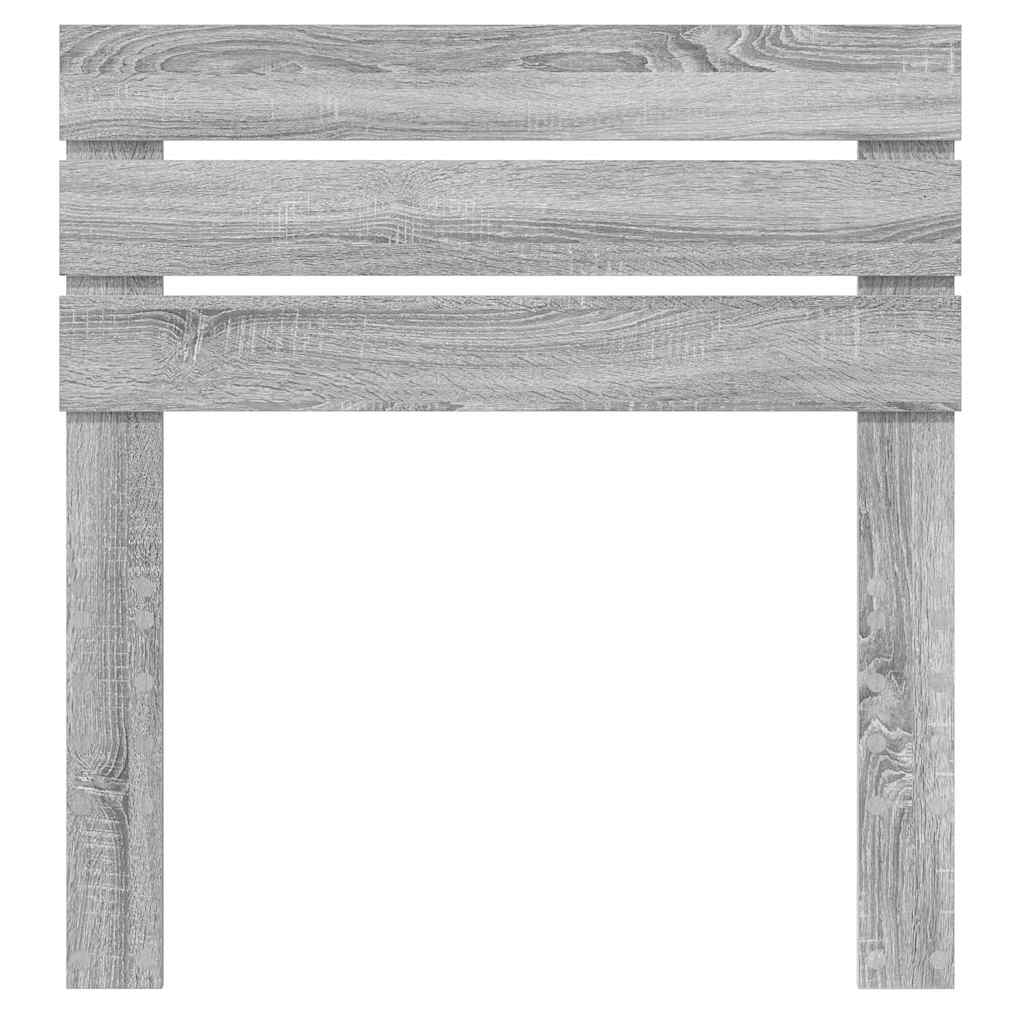 vidaXL Κεφαλάρι με κεφαλάρι Γκρίζο Σονομα 100 cm Επεξεργασμένο ξύλο