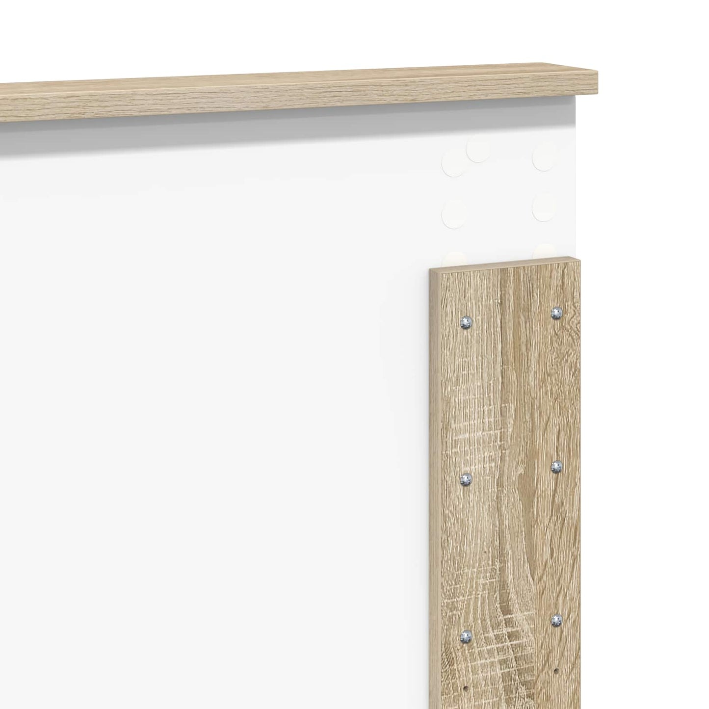 vidaXL Κεφαλάρι με κεφαλάρι Δρύς Sonoma 200 cm Επεξεργασμένο ξύλο