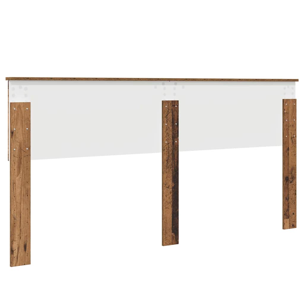 vidaXL Κεφαλάρι με κεφαλάρι Παλιό Ξύλο 180 cm Επεξεργασμένο ξύλο