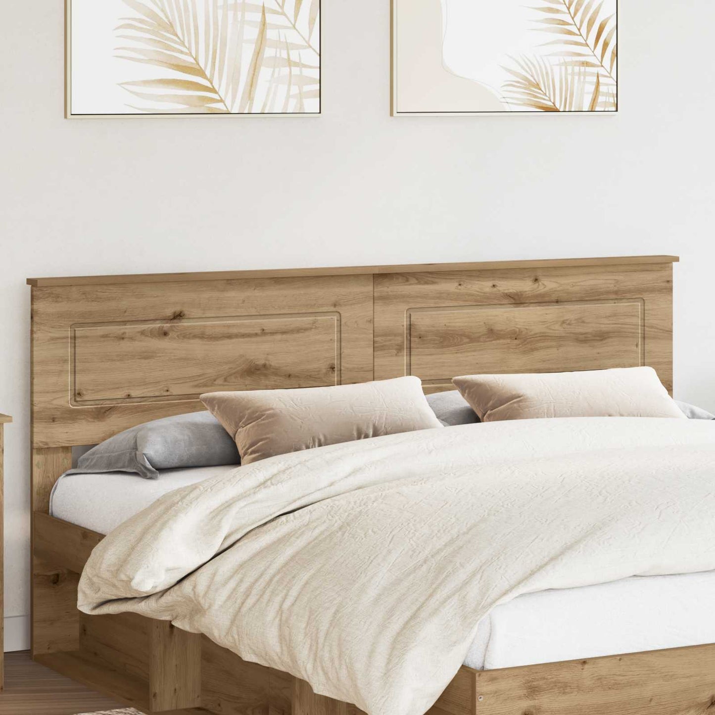vidaXL Κεφαλάρι με κεφαλάρι Artisan Oak 180 cm Επεξεργασμένο ξύλο