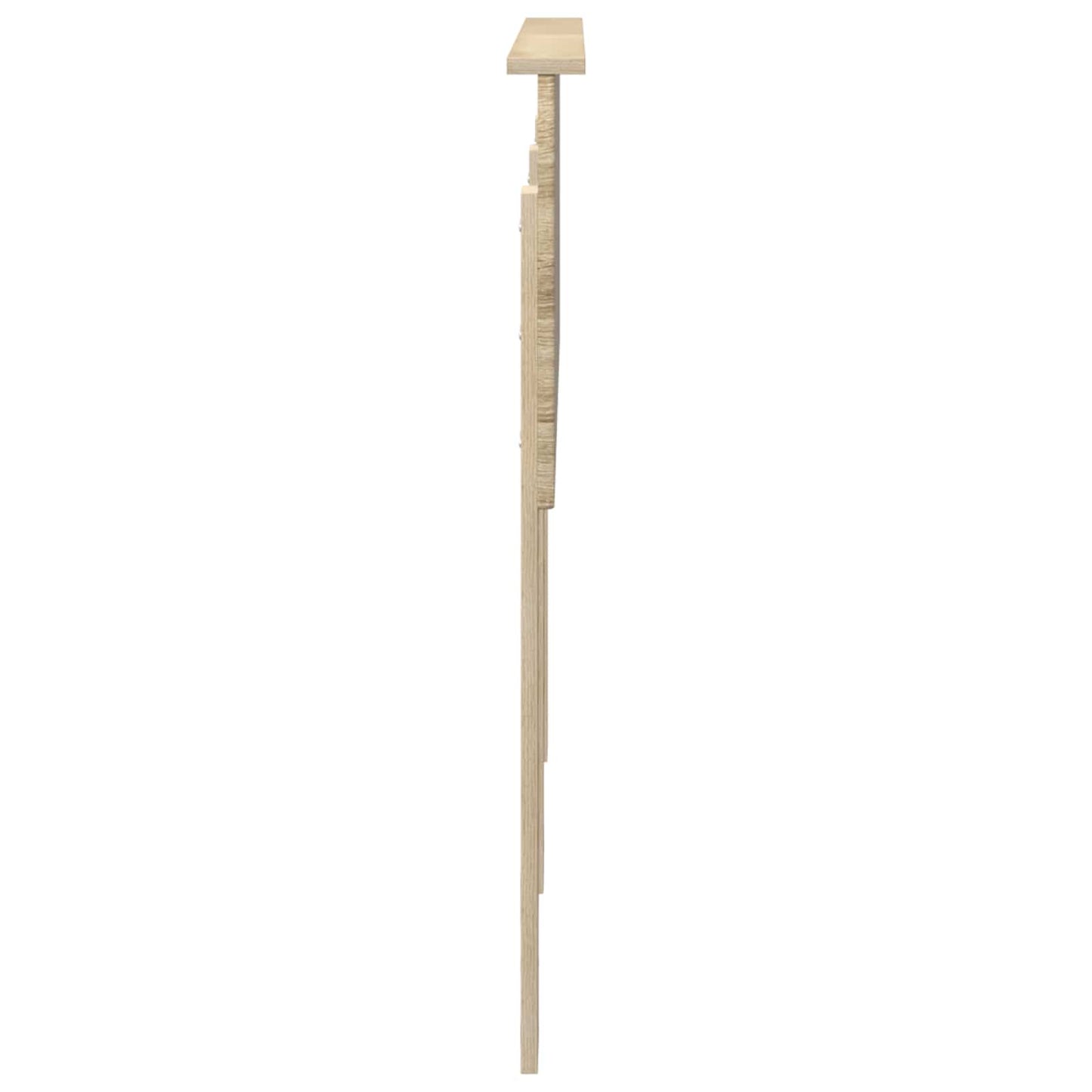 vidaXL Κεφαλάρι με κεφαλάρι Δρύς Sonoma 160 cm Επεξεργασμένο ξύλο