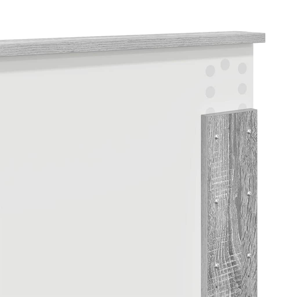 vidaXL Κεφαλάρι με κεφαλάρι Γκρίζο Σονομα 160 cm Επεξεργασμένο ξύλο