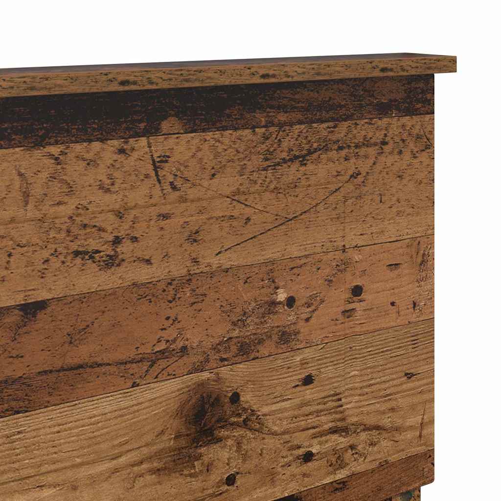 vidaXL Κεφαλάρι με κεφαλάρι Παλιό Ξύλο 160 cm Επεξεργασμένο ξύλο