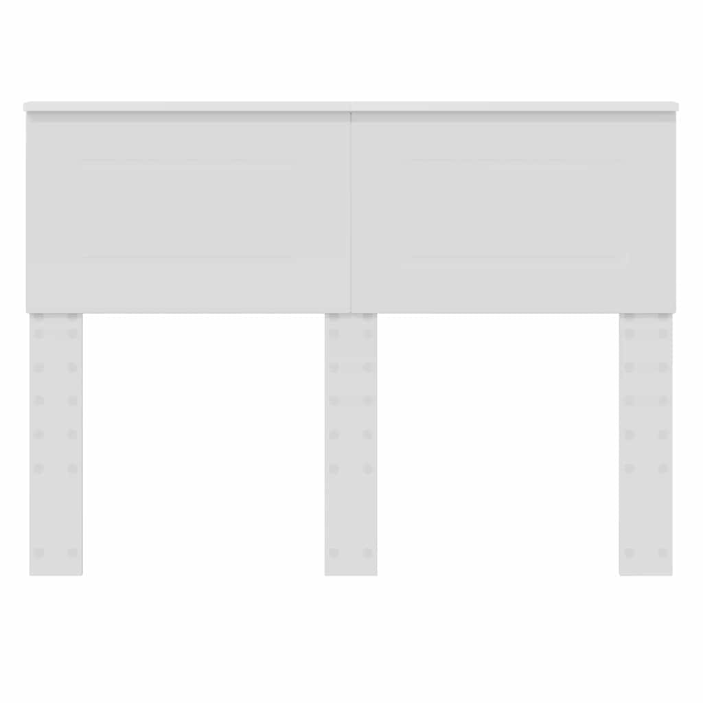 vidaXL Κεφαλάρι με κεφαλάρι Λευκό 135 cm Επεξεργασμένο ξύλο