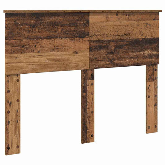 vidaXL Κεφαλάρι με κεφαλάρι Παλιό Ξύλο 135 cm Επεξεργασμένο ξύλο