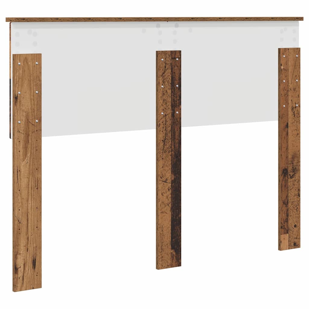 vidaXL Κεφαλάρι με κεφαλάρι Παλιό Ξύλο 120 cm Επεξεργασμένο ξύλο