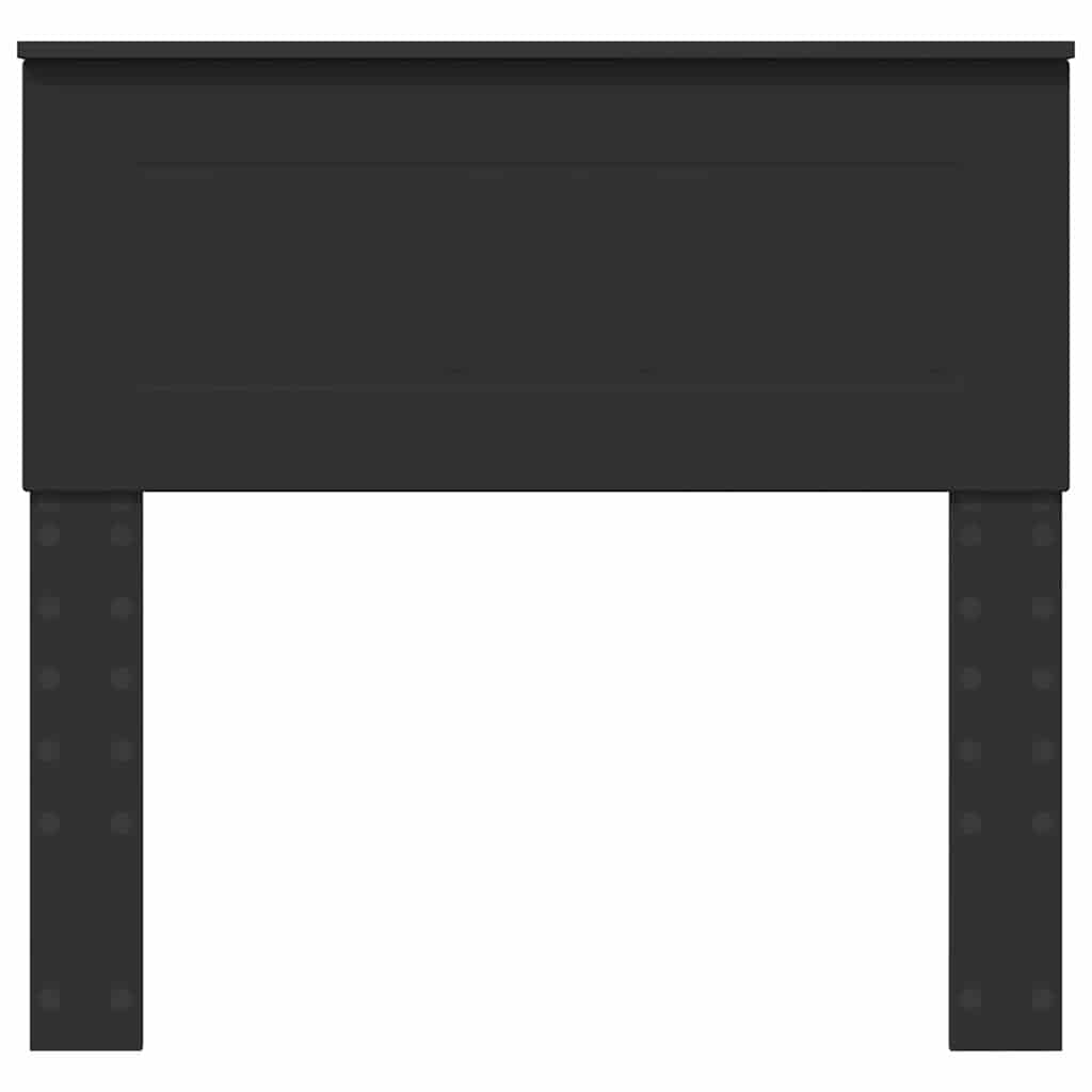 vidaXL Κεφαλάρι με κεφαλάρι Μαύρη Οξυά 100 cm Επεξεργασμένο ξύλο