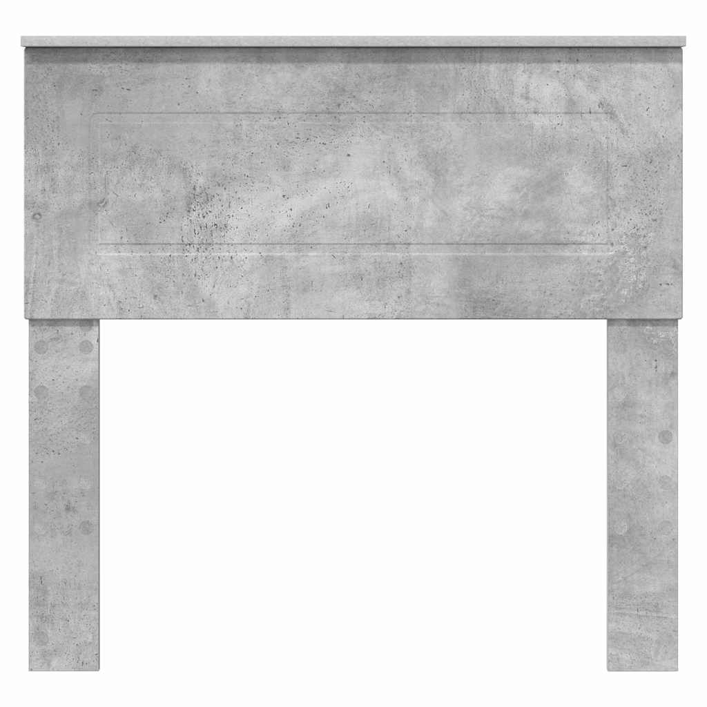 vidaXL Κεφαλάρι με κεφαλάρι Σκυρόδεμα Γκρι 90 cm Επεξεργασμένο ξύλο