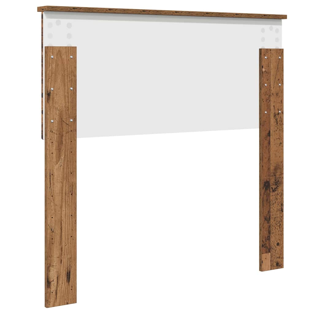 vidaXL Κεφαλάρι με κεφαλάρι Παλιό Ξύλο 90 cm Επεξεργασμένο ξύλο