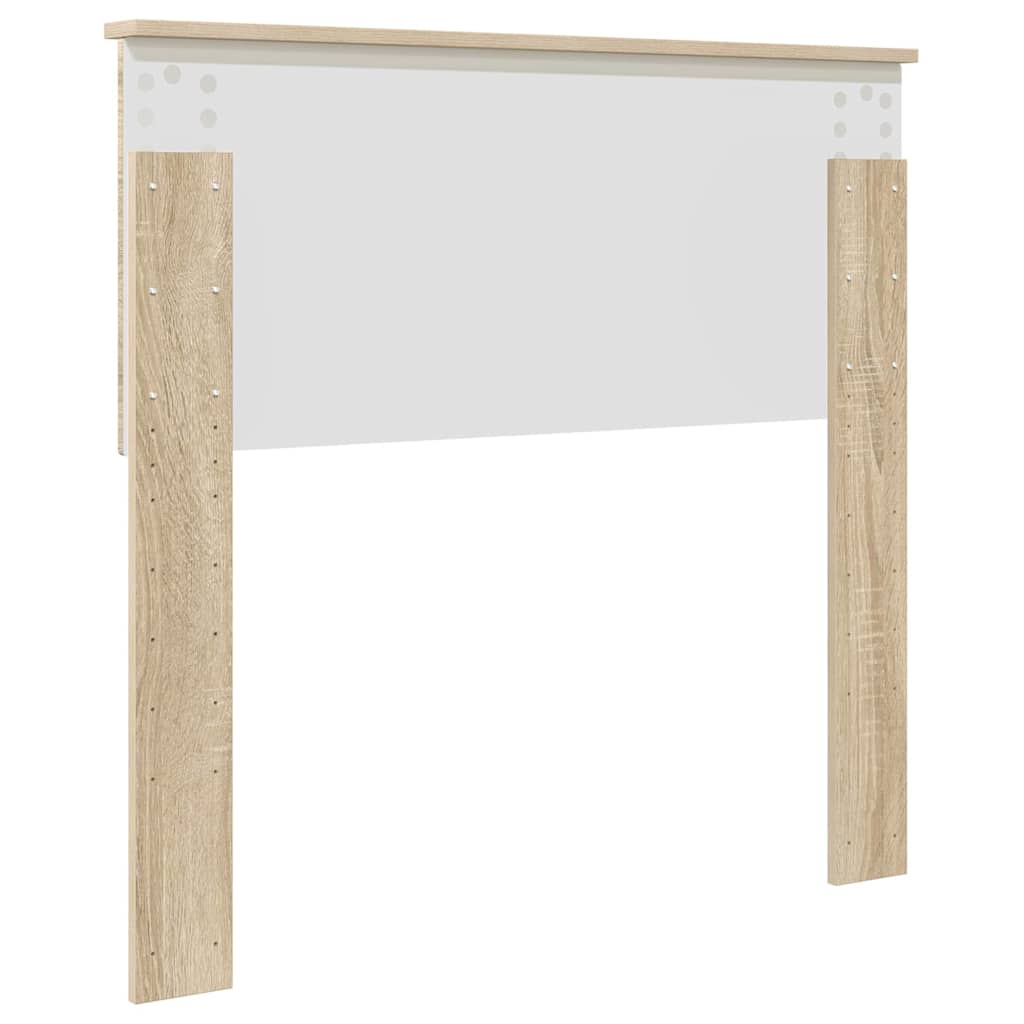 vidaXL Κεφαλάρι με κεφαλάρι Δρύς Sonoma 80 cm Επεξεργασμένο ξύλο