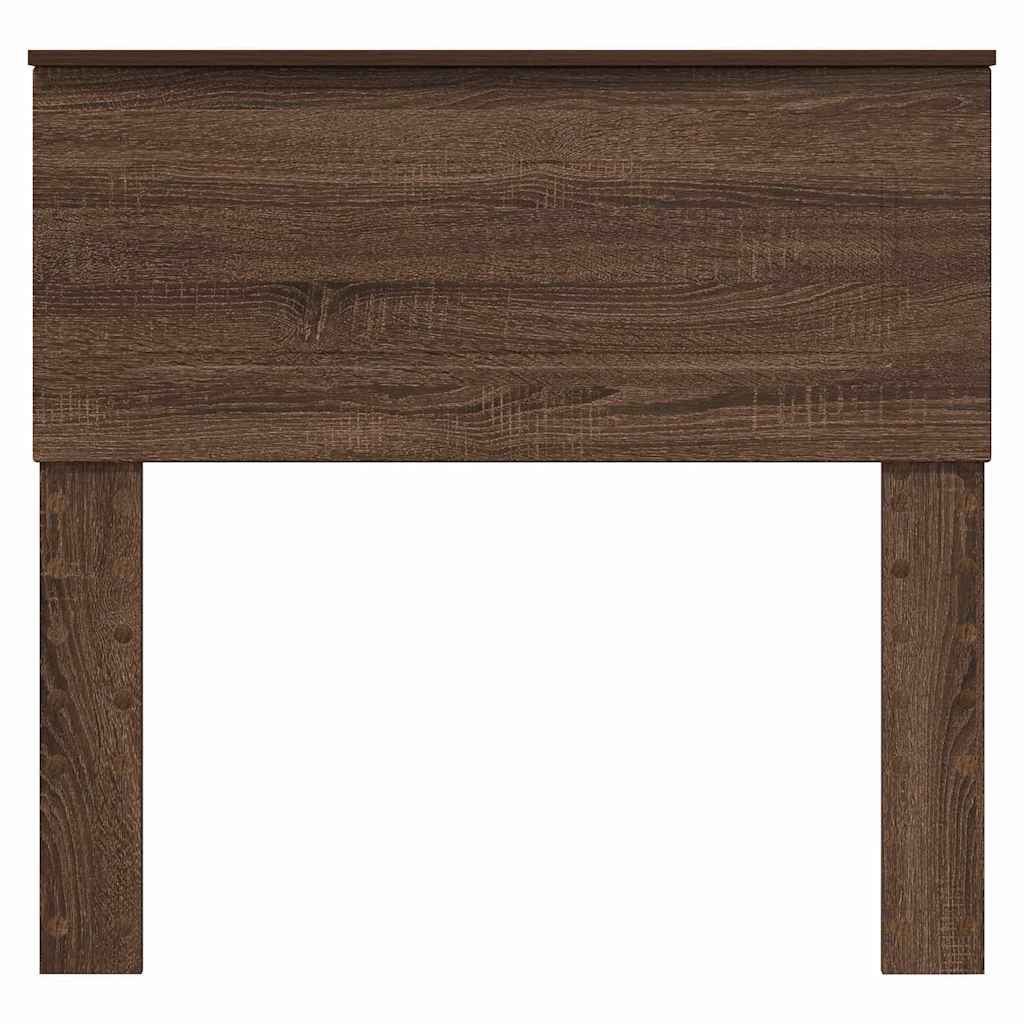 vidaXL Κεφαλάρι με κεφαλάρι Καφέ δρυς 80 cm Επεξεργασμένο ξύλο