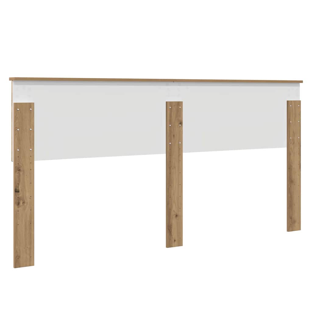 vidaXL Κεφαλάρι με κεφαλάρι Artisan Oak 180 cm Επεξεργασμένο ξύλο