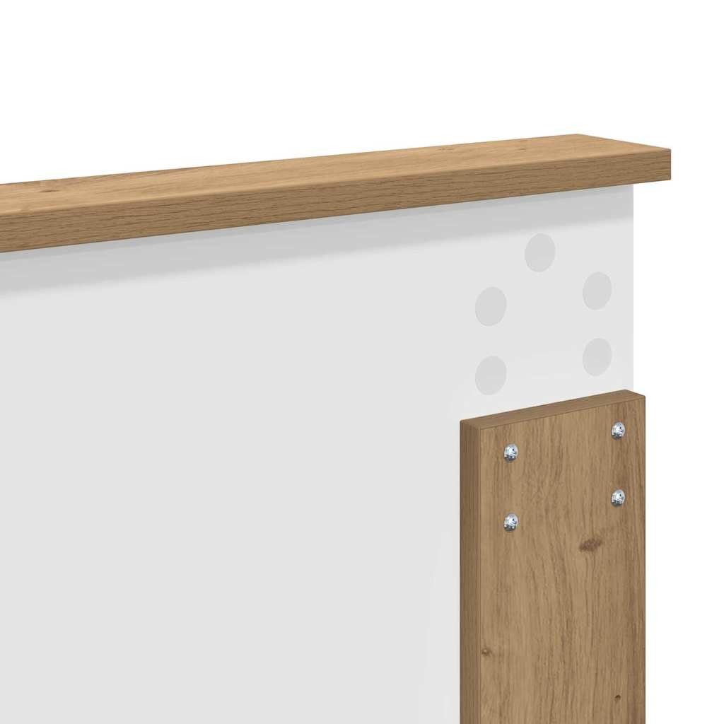 vidaXL Κεφαλάρι με κεφαλάρι Artisan Oak 160 cm Επεξεργασμένο ξύλο